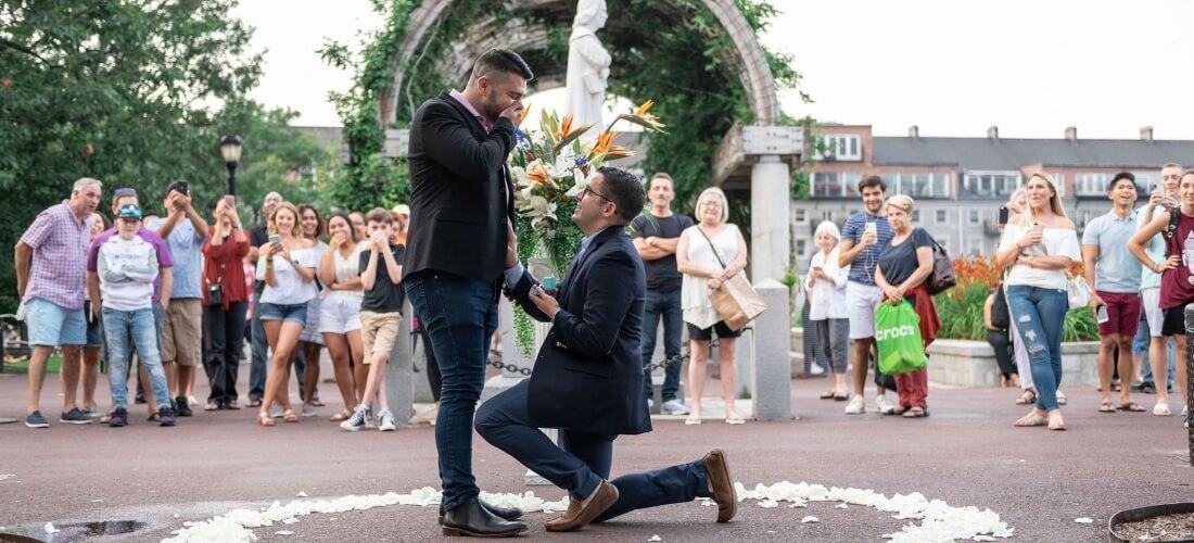 LGBTQ marriage proposal